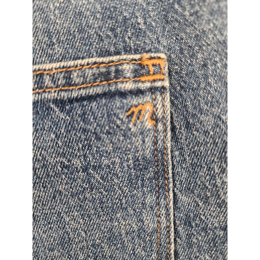 Madewell Womens Size 32 Medium Wash Classic Straight Leg Denim Jeans - Picture 8 of 14